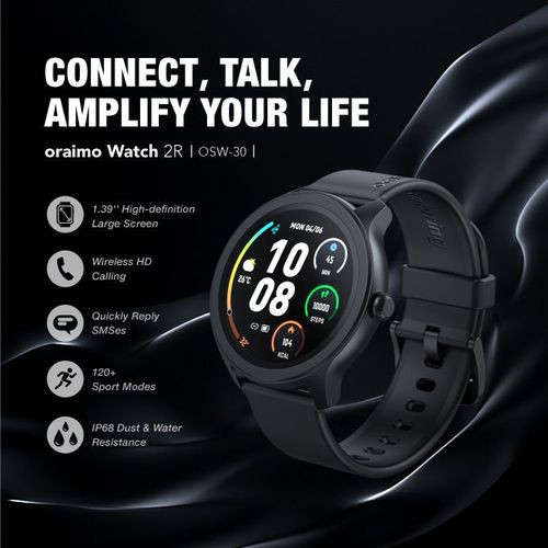 oraimo Watch 2R 1.39" TFT IP68 Smart Watch