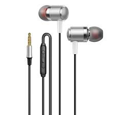 FONENG T52 In-Far Metal Wired 3.5mm Earphone with Mic - Black