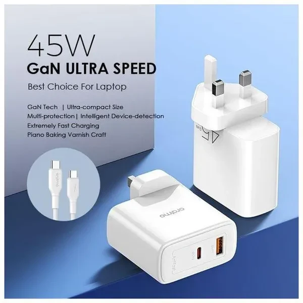 oraimo PowerGaN 45 45W Wall Charger Kit