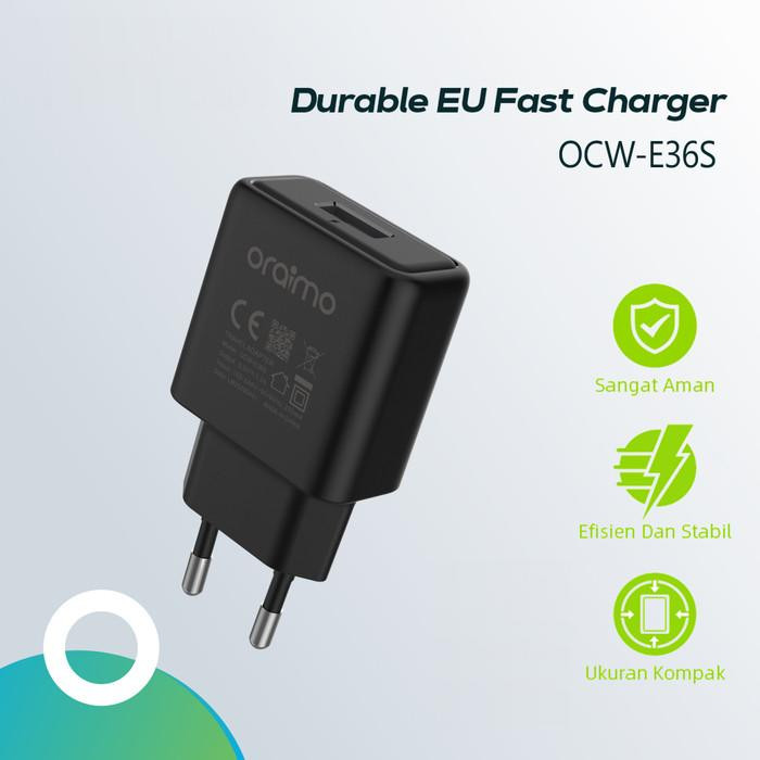 Oraimo OCW-E37SP+M53 FireFly 2 Charger with Micro-USB Cable