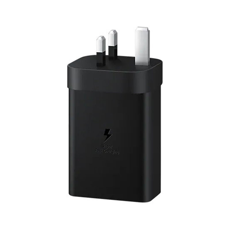 Samsung 45W PD Super Fast Power Adapter with C to C cable (5A/1.8m) EU - Black (Model EP-T4510)