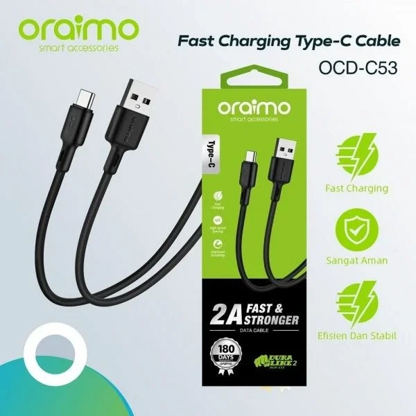 Orimo OCD-C53 2A Fast Charging USB Data Cable Type C