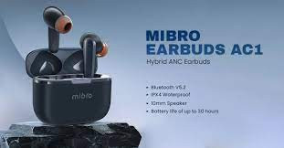 Mibro AC1 TWS ANC Wireless Earphones With 42dB - Deep Blue