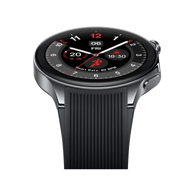 OnePlus Watch 2 BT Calling 1.43" AMOLED 1000 nits 5ATM GPS With 32GB ROM/2GB RAM & Wear OS SmartWatch - Black